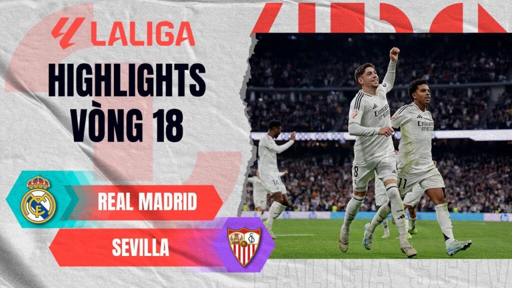 Real Madrid đè bẹp Sevilla